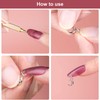 PAGOW 71 PCS Dangle Nail Art Charms, Nail Jewelry Rings