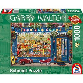 Schmidt Spiele 59606 Garry Walton, Spielzeugladen, 1000 Teile Puzzle, Bunt