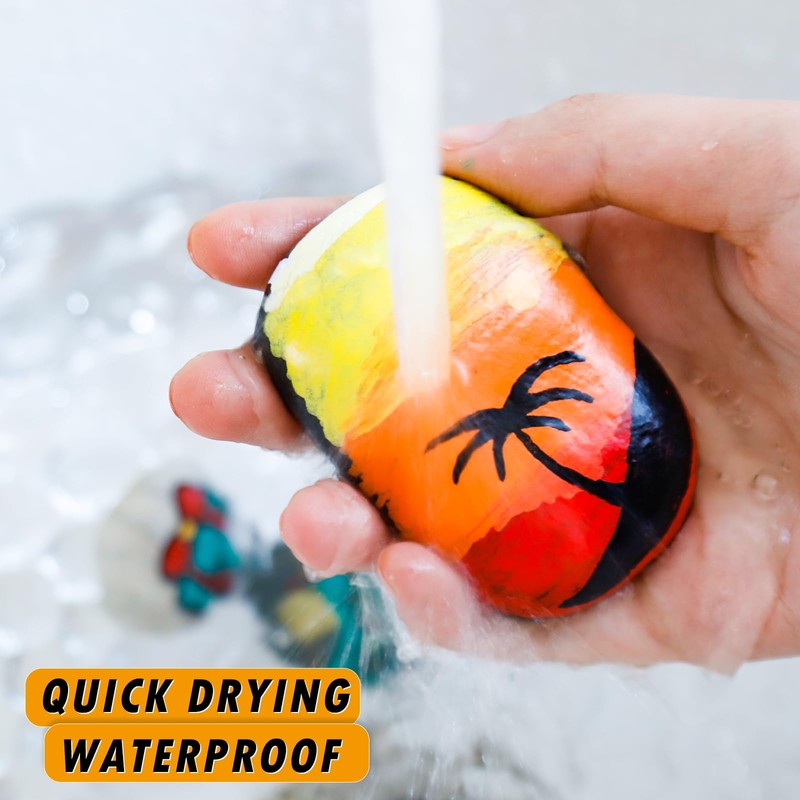 White Paint Markers, 2 Pack Oil-Based Waterproof Quick Dry Permanent