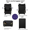 7-Mi Travel Luggage Protector Suitcase Cover 19 - 30 Inch