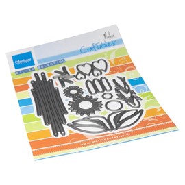 Marianne Design Craftables, Corn & Sunflowers by Marleen, for Paper Craft Projects, Silver or White, One Size