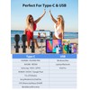 Handy Lavalier Mikrofon, 2.4GH【Type-C&USB】 Ansteckmikrofon für Android-Phones Tablets Vlogging Live-Streaming