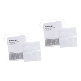 Ipetboom 2pcs Hydropathic Compress Makeup Removal Pads Face Tissue Cotton Pads for Women Facial Non-woven Material