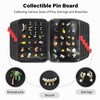 Enamel Pin Display Bag EVA Hard Shell Pin Trading Book,