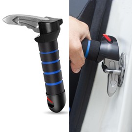 Ezranova Car Door Assist Handle ，Disabled Mobility Aid for Elderly Support Portable Car Grab Bar Window Breaker & Seatbelt Cutter Function Emergency Tool