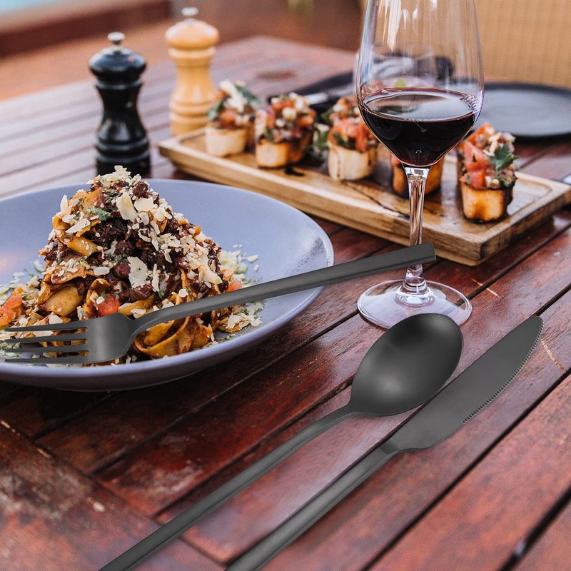 AARAINBOW 6 Pieces Stainless Steel Flatware Set Portable Reusable Cutlery