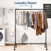 Boshangjia Industrial Pipe Clothing Rack Free Standing,Vintage Style Detachable Garment