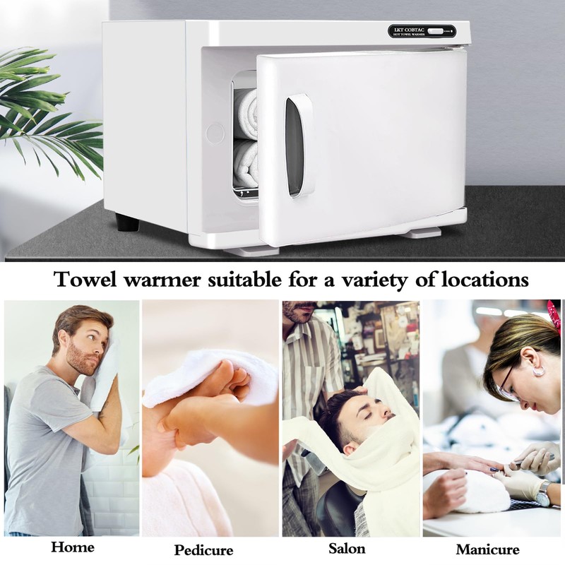 LKT COBTAC Hot Towel Warmer,8L Towel Warmer Cabinet Medium Capacity
