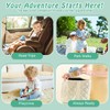 SELEWARE No Spill Snack Cups for Toddlers 2-Pack - Spill-Proof