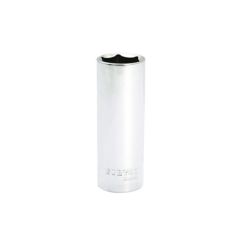 Surtek F5824HL Dado largo cuadro de 1/2", 6 puntas, en