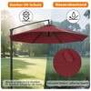 wiipara Parasol Replacement Cover 2 m 2.5 m 2.7 m