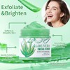 Facial Scrub & Face Exfoliator for Smooth Skin Aloe Vera