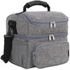 FlowFly Double Layer Cooler Insulated Lunch Bag Adult Lunch Box