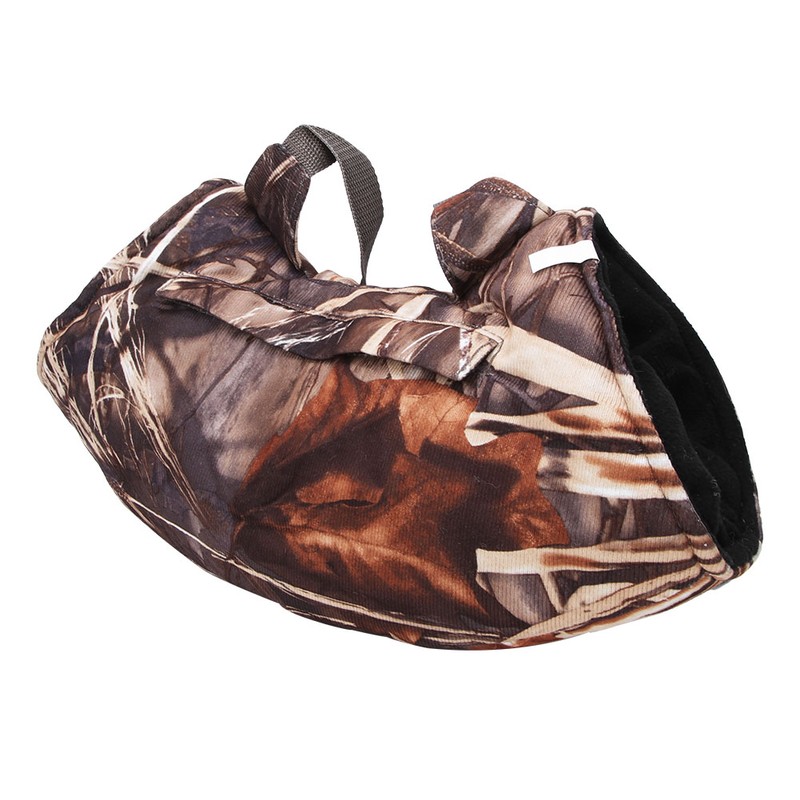 Outdoor Camo Multi Function Windproof Neck Hanging Gloves Hunting Bag