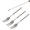 3Pcs Extendable Fork, Toasting Fork, Forks, Toasting Forks, Tableware, Extendable