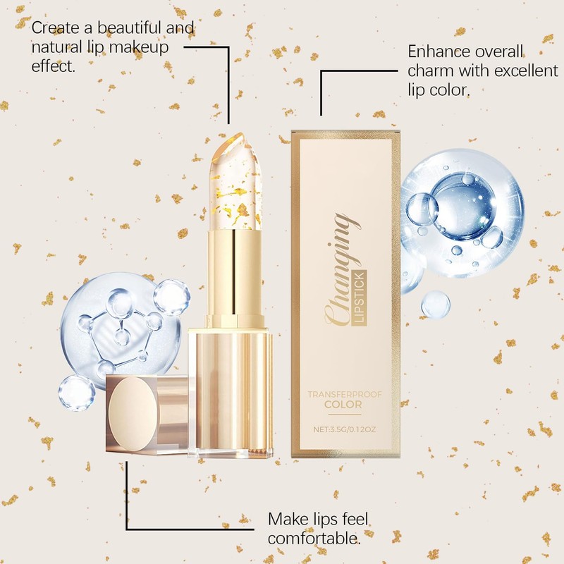 Colour Changing Lipstick, Transfer Proof & Long Lasting PH Lipstick