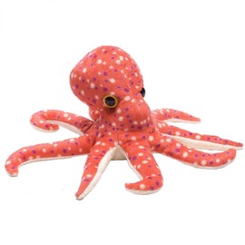 Wild Republic Hug'ems Soft Toy, Gifts for Kids, Octopus Cuddly Toy 18cm