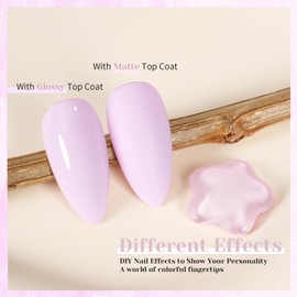 TUTUYU Baby Pink Gel Nail Polish,15ml UV/LED Soak Off Light Pink Gel Polish for Manicure Salon or DIY Nail Art at Home - GP0041