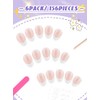 EBANKU 156 puntas de uñas postizas para niñas, uñas cortas