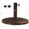 Yaheetech Outdoor Umbrella with Stand, 7.5 Ft Patio Umbrella with
