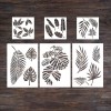 Para Plantillas Para Pintar Hojas De Flores, Reutilizables,