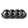 Dummy Dome Security Camera with Flashing Red LED Light Indoor