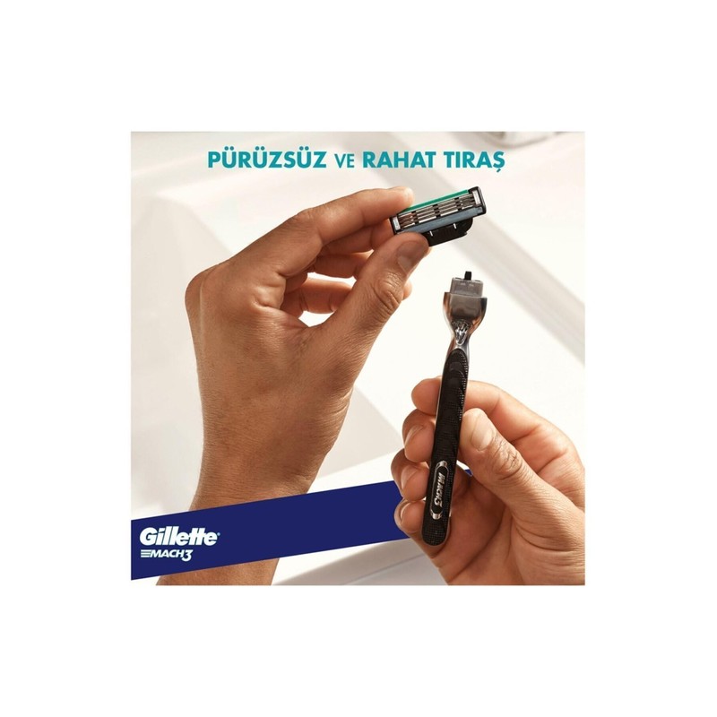 Gillette Mach3 Yedek Erkek Tıraş Bıçağı 2'li
