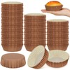 Uiifan Disposable Round Cupcake Liners Paper Baking Cups Wrappers Cupcake