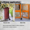 Auxdee 4.3 Inch Heavy Duty Fence Gate Wheel with Universal