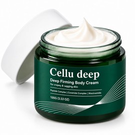 Deep Firming Body Cream, Peptide & Ceramide Body Moisturiser for Women, Hydrating Firming Neck & Body Cream with Hyaluronic Acid, Smoothing Nourishing Daily Skin Care for Dry Loose-Looking Skin,