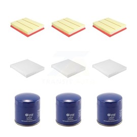 PUR 3x Air + 3x Cabin + 3x Engine Oil Filter (9 Total) Kit Replacement For 2019-2023 Ford Ranger 2.3L KFM-104274