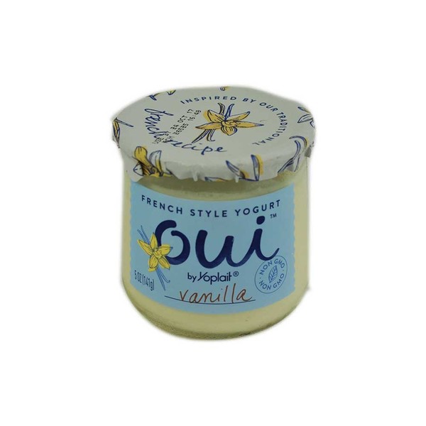 Oui by Yoplait French Style Vanilla Yogurt, 5 Ounce -- 8 per case.