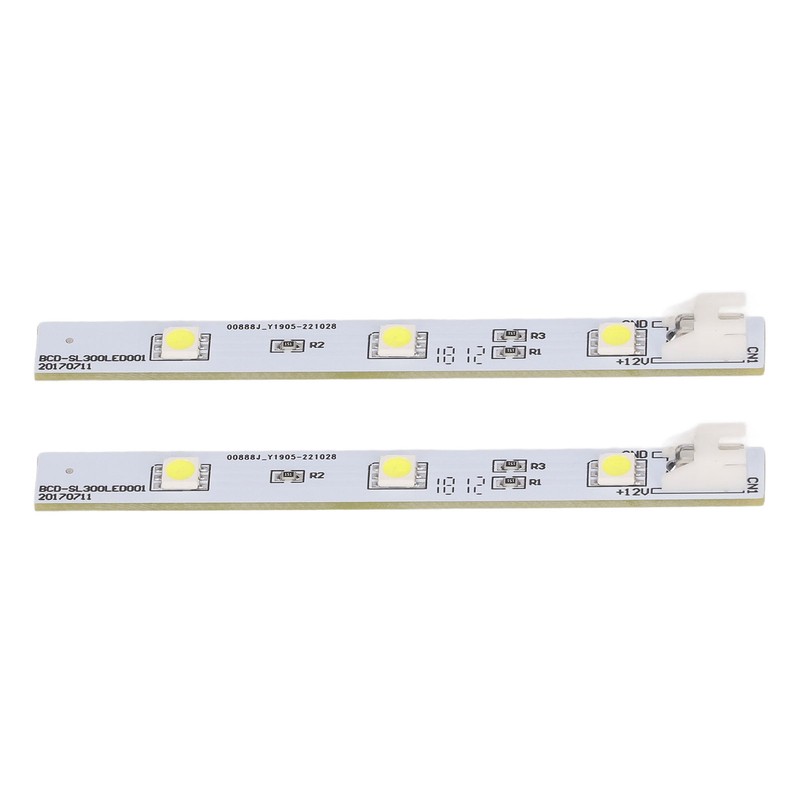 2Pcs Refrigerator LED Light Board White Eyes Friendly Freezer LED