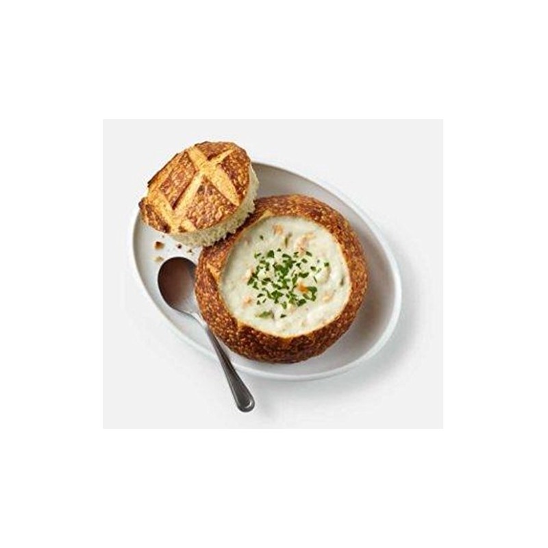 San Francisco Clam Chowder Soup with Bread Bowls