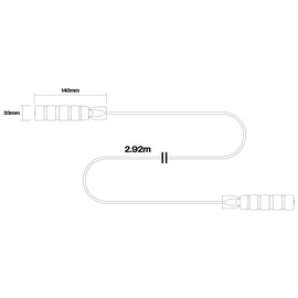 Bestfor Fitness Weight Handle Skipping Rope With Soft Foam Weighted Handles, Strong Jump Rope For Workouts, Cardio Training, Fitness at Home, Outdoors, Gym Set of 4