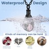 GoldChic Stainless Steel Memorial Urn Necklace for Ashes Women Men