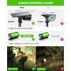 Biling Solar Spot Lights Outdoor, Bright 700 Lumen Solar Lights