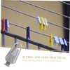 Operitacx Heavy Duty Aluminium Clothesline Tightener Durable Tensioning Tool for