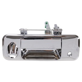 TRQ Tailgate Handle Chrome Compatible with 2007-2013 Toyota Tundra