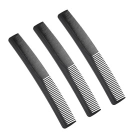 Mcduyant 3 Packs Hair Combs for Men and Women Barber Comb Carbon Combs for Hair Styling (Black)