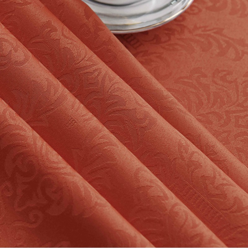 maxmill Jacquard Tablecloth Damask Design Water Resistance Antiwrinkle Heavy Weight