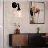 VinTopsh Industrial Glass Wall Sconce, 1 Light Sconces Wall Lighting