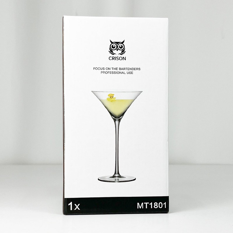 Crison Martini Darko MT1801 160ml premium crystal glass cocktail glass