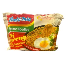 Indomie Mi Goreng Instant Stir Fry Noodles, Halal Certified, Pack of 5 (85g Each