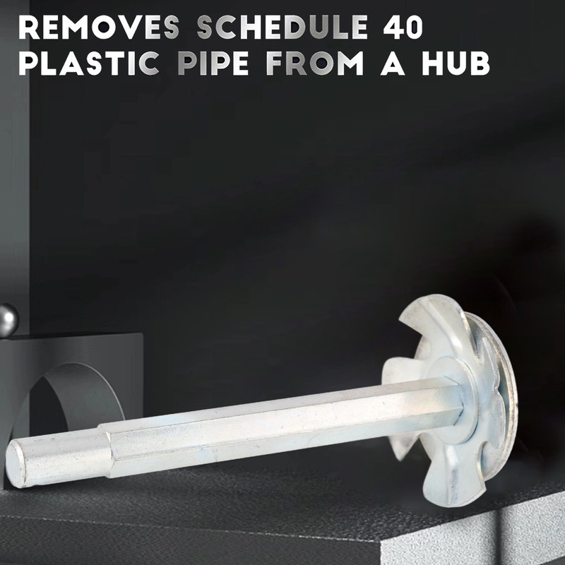 Plumbing Fitting Saver Bit Socket 1/4in Power Drill Pipe Reamer