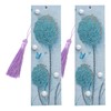 2 Sets Diamond Painting Kit 5D Students DIY Bookmark Dandelion