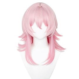 March Nanoka Wig, Collapse, Star Rail, Wig, Cosplay, Kafka Tanjo, Cosplay Costume, Wig, High Temperature, Heat Resistant, School Festival, Cosplay Honkai Star Rail Wig with Net (Nanoka Mitsuki