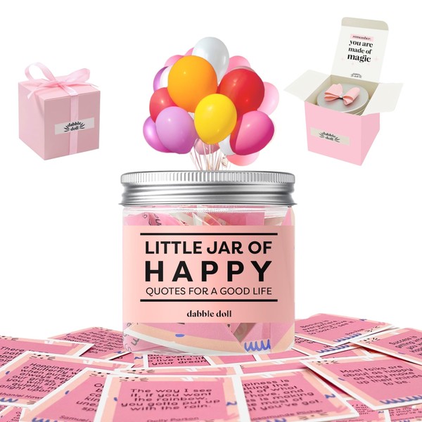 Dabble Doll Happy Jar Uplifting Quotes Happiness Messages Motivational Uplifting