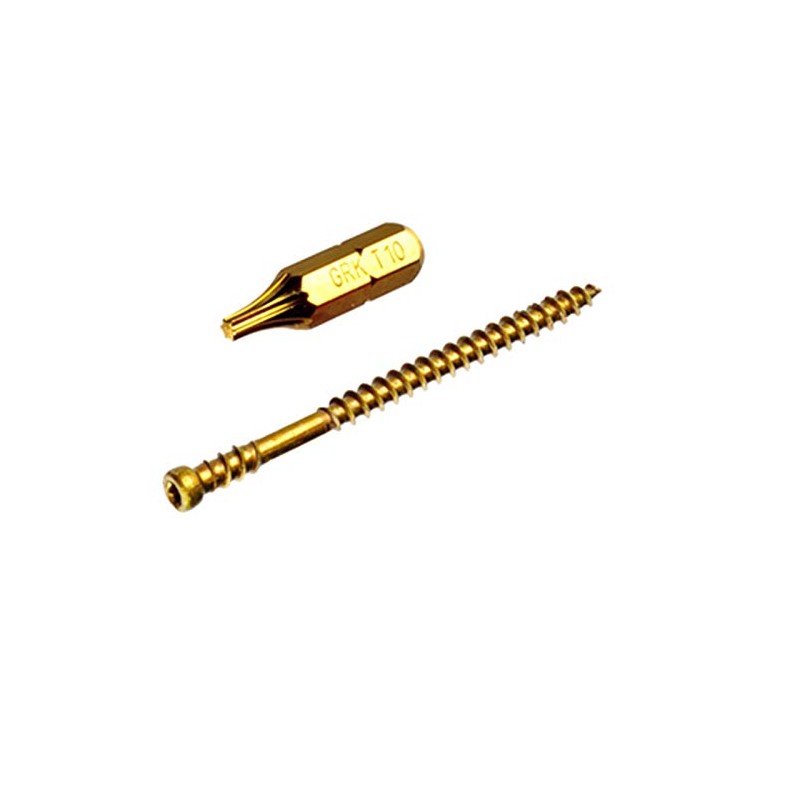 GRK 119079#8 by 2-1/2-inch RT Trim Screws, (100 pack)