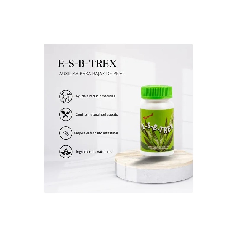 E-s-b-trex Suplemento Bajar De Peso Y Adelgazar Naturista Sin Sabor